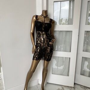 Brand New Black Lace Bodycon Dress
